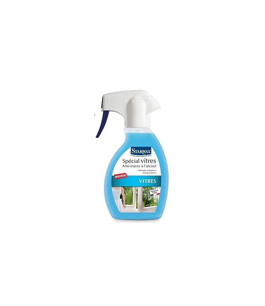 Nettoyant spécial Vitres - Anti-traces à l'alcool - 250 ml - STARWAX Nettoyant spécial Vitres - Anti-traces à l'alcool - 250 ml - STARWAX