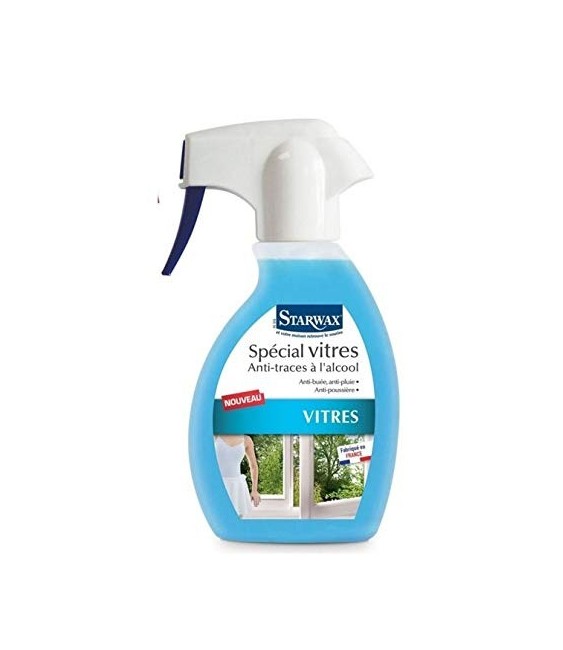 Nettoyant spécial Vitres - Anti-traces à l'alcool - 250 ml - STARWAX