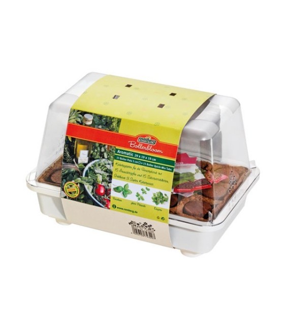 Mini-serre pour plantes aromatiques - 29 cm - ROMBERG