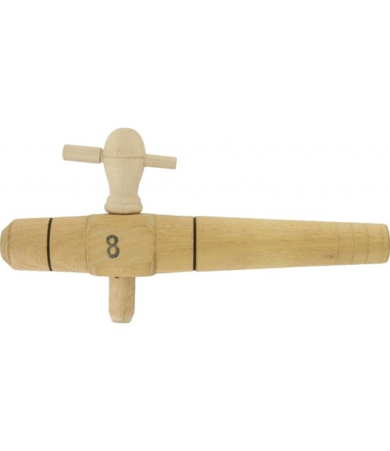 Robinet barrique conique acacia - Diamètre 24 mm - 8 pouces