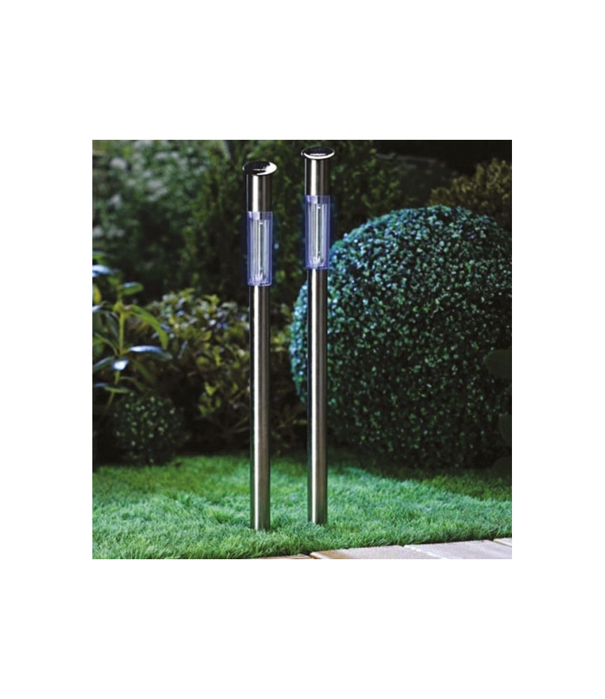 Lampe solaire en Inox - 70 cm - IMAGIN