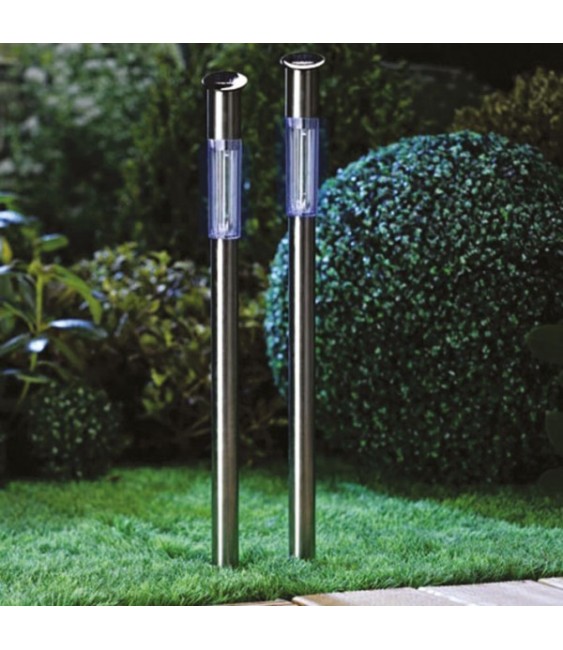 Lampe solaire en Inox - 70 cm - IMAGIN