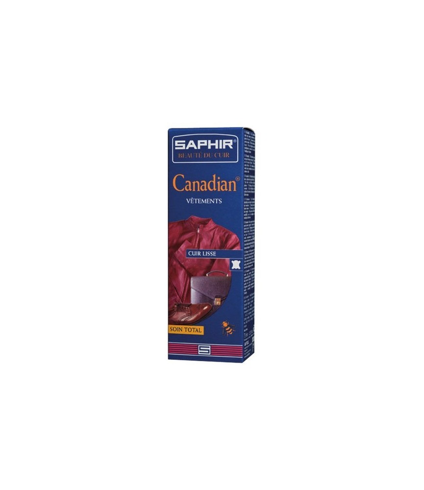 Crème reconstituante pour cuir - Canadian - Rouge cerise - 75 ml - SAPHIR