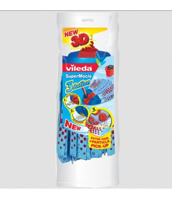 Recharge pour balai espagnol - SuperMocio 3 Action - VILEDA
