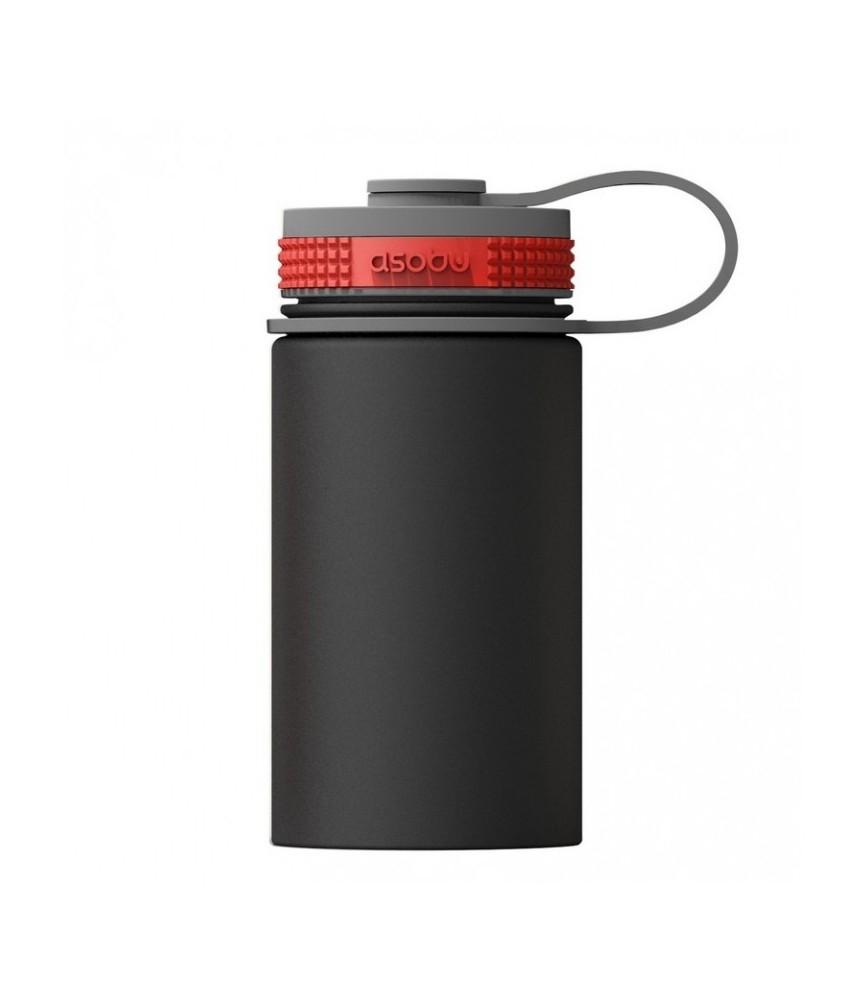 Gourde isotherme Mini Hiker - Double paroi - Noire - ASOBU
