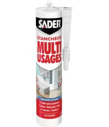 Mastic d'étanchéité Multi-usages - Translucide - 280 ml - SADER
