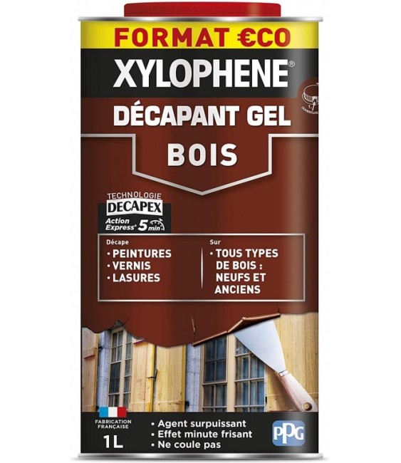 Décapant bois gel - 1 L - XYLOPHENE