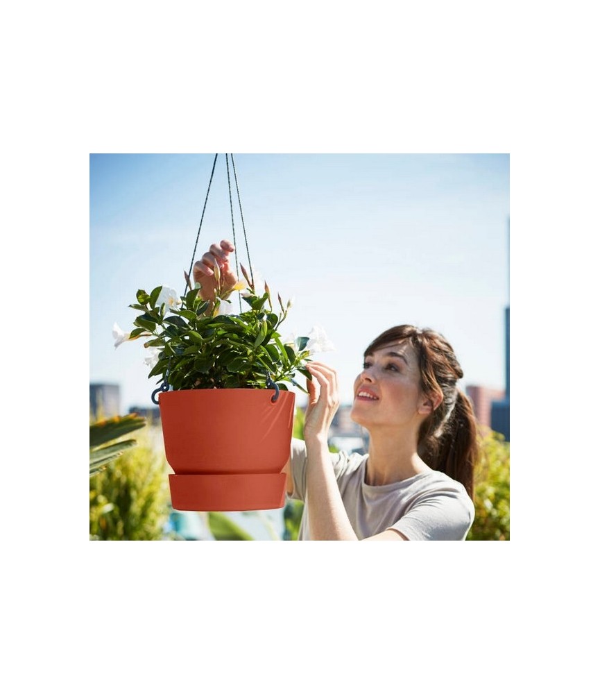 Suspension Greenville - 24 cm - Brique - ELHO Suspension Greenville - 24 cm - Brique - ELHO