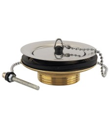 Bonde laiton pour évier grès -  60 mm - VALENTIN