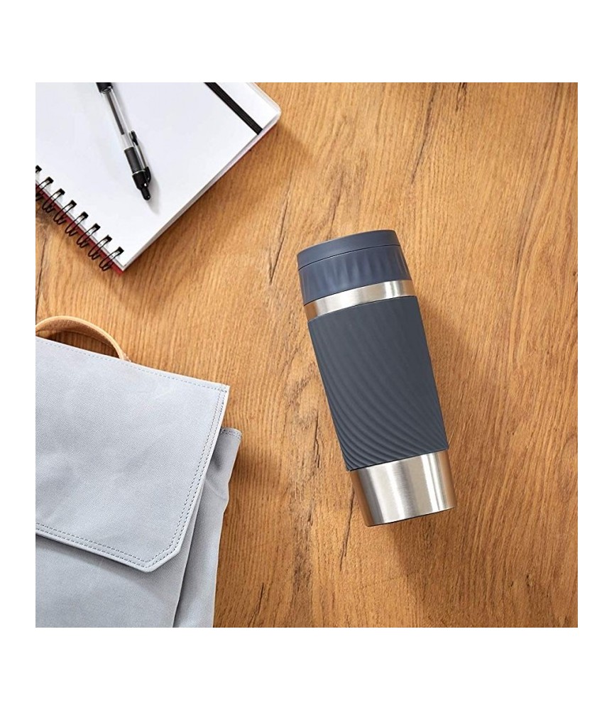 Mug isotherme - TRAVEL CUP Twist - 0.36 L - Gris - EMSA