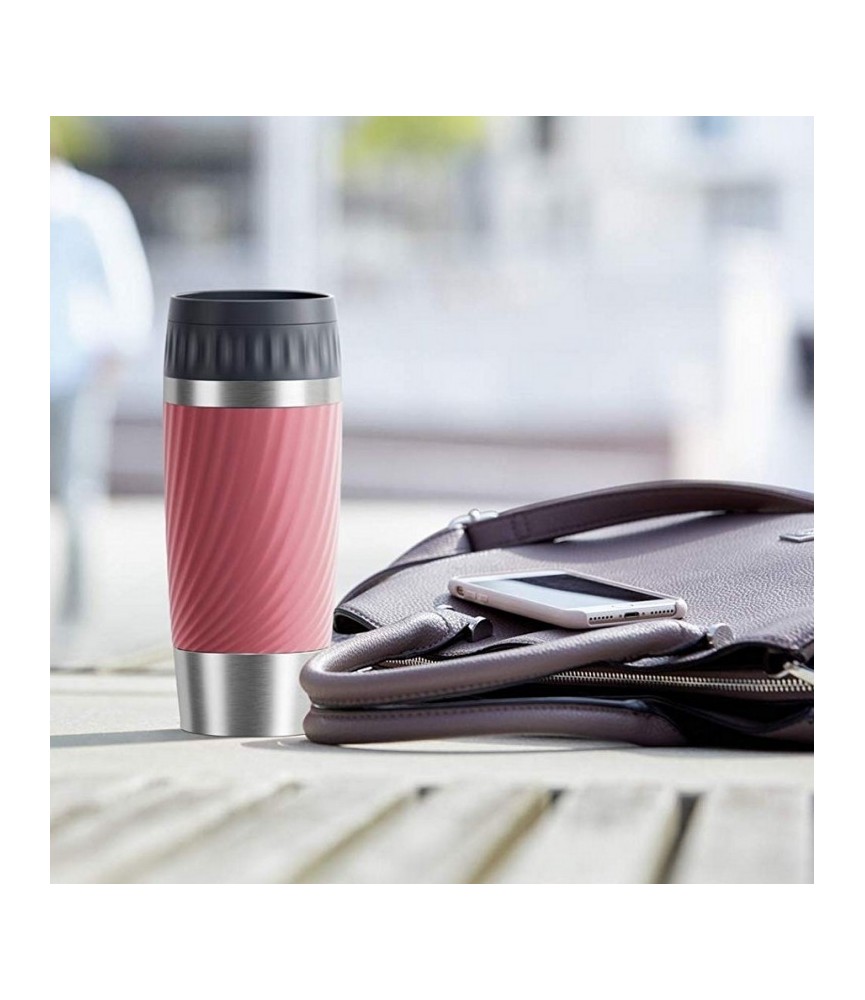 Mug isotherme - TRAVEL CUP Twist - 0.36 L - rose - EMSA