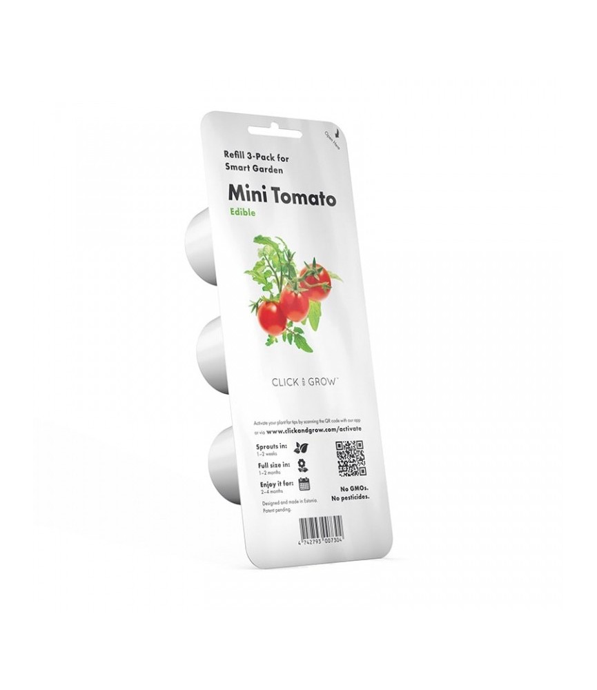 Capsule prête à planter - Mini tomates - Click & Grow - Lot de 3 - EMSA
