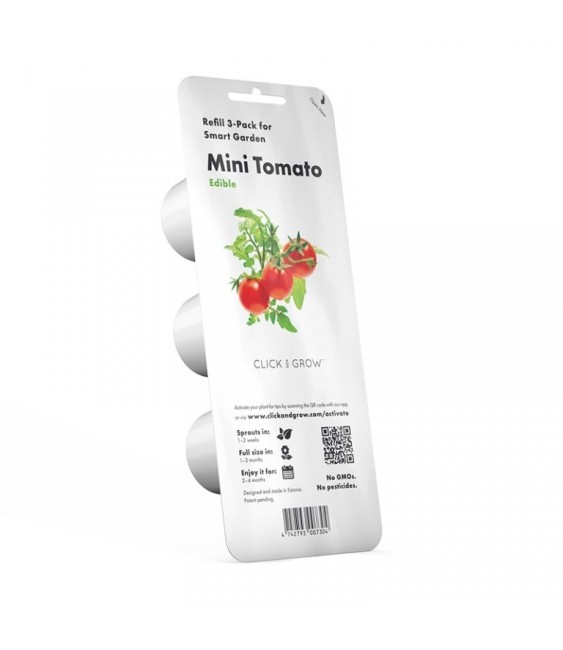 Capsule prête à planter - Mini tomates - Click & Grow - Lot de 3 - EMSA