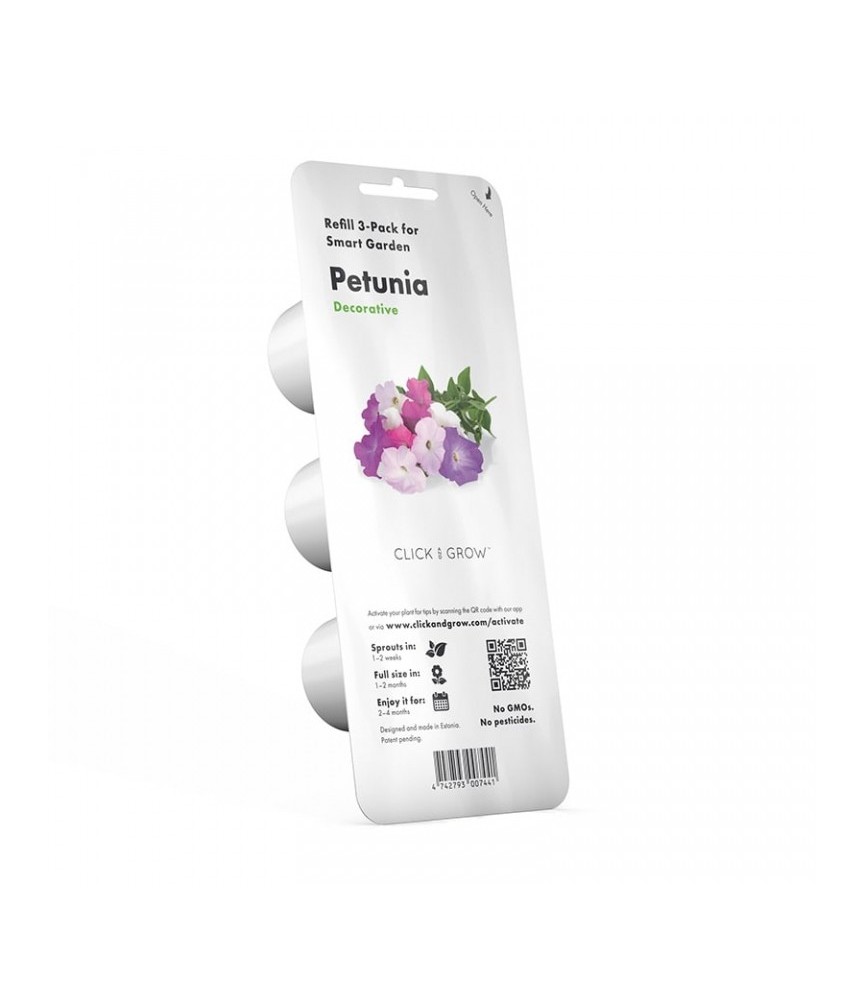 Capsule prête à planter - Pétunia - Click & Grow - Lot de 3 - EMSA Capsule prête à planter - Pétunia - Click & Grow - Lot de 3 - EMSA