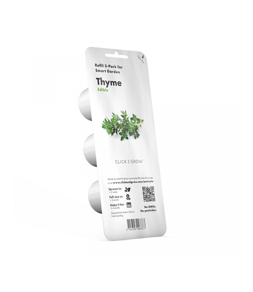Capsule prête à planter - Thym - Click & Grow - Lot de 3 - EMSA Capsule prête à planter - Thym - Click & Grow - Lot de 3 - EMSA