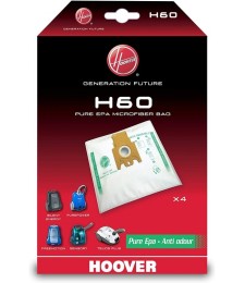 4 sacs d'aspirateur - Freemotion anti-odeur - H 60 - HOOVER