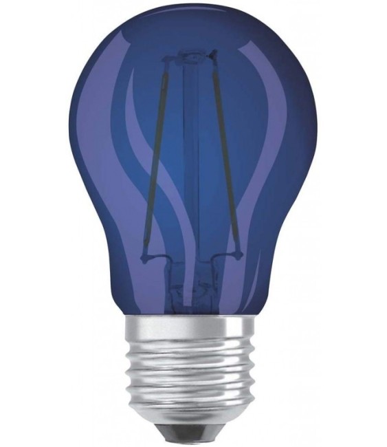 Ampoule LED à filament - Sphérique - E27 - 1.6 W - Bleu - OSRAM