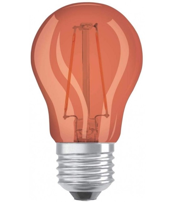 Ampoule LED à filament - Sphérique - E27 - 1.6 W - Orange - OSRAM