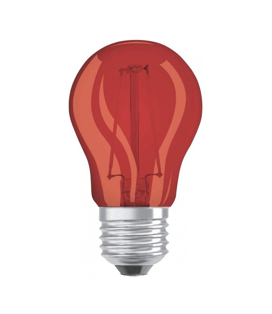 Ampoule LED à filament - Sphérique - E27 - 1.6 W - Rouge - OSRAM Ampoule LED à filament - Sphérique - E27 - 1.6 W - Rouge - OSRAM