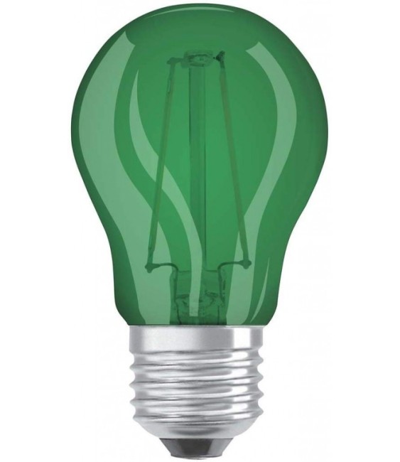 Ampoule LED à filament - Sphérique - E27 - 1.6 W - Vert - OSRAM