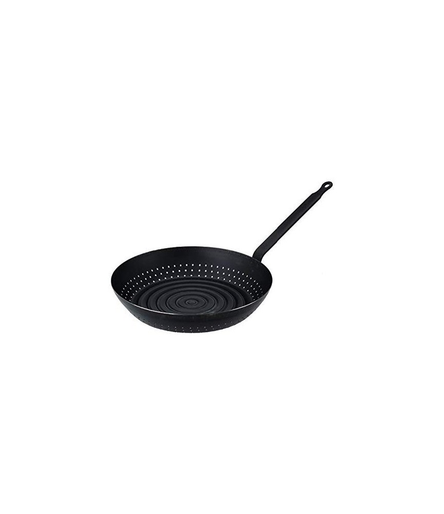 Poêle à marrons LA LYONNAISE à aérations latérales - 28 cm - DE BUYER