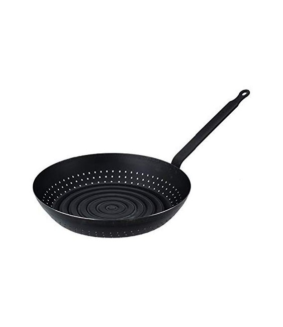 Poêle à marrons LA LYONNAISE à aérations latérales - 28 cm - DE BUYER