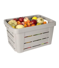 Caisse de rangement - Style Bois - Wood'Box - 45 L - EDA