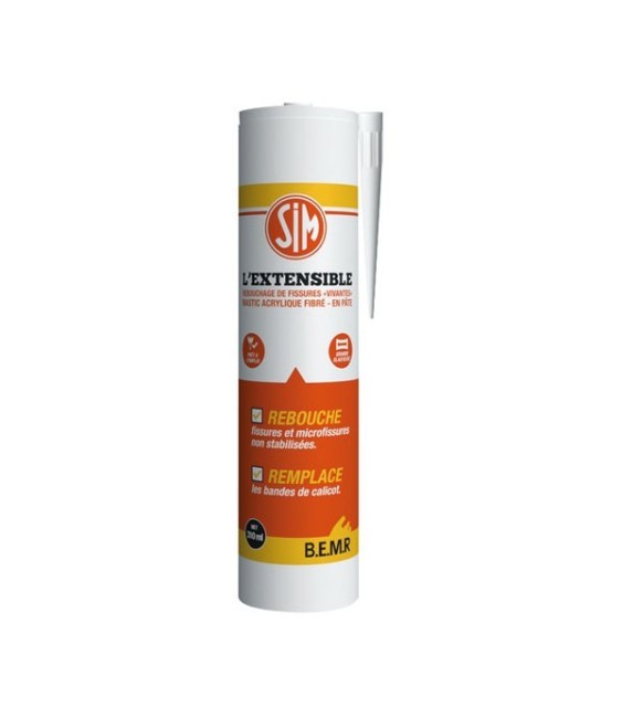 Enduit de rebouchage et de réparation extérieur - L'Extensible - 310 ml - SIM