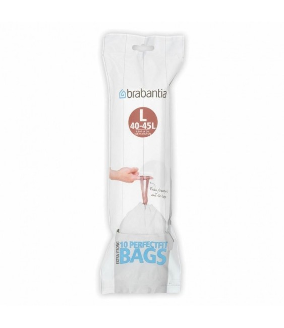 Sacs Poubelle - PerfectFit - 45 litres - 10 sacs - BRABANTIA