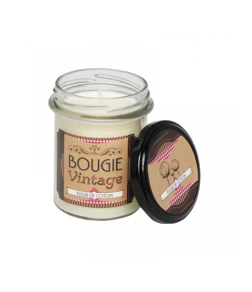 Bougie Vintage - Fleur de coton - 150 Grs - ODYSSEE DES SENS