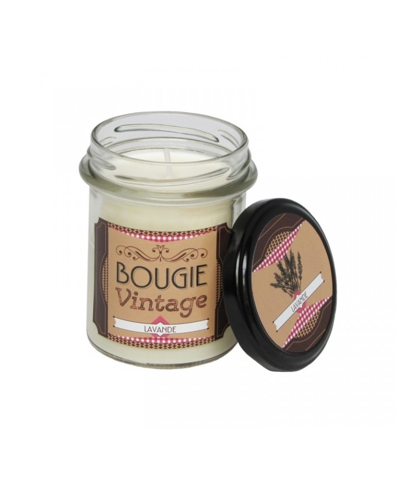 Bougie Vintage - Lavande - 150 Grs - ODYSSEE DES SENS Bougie Vintage - Lavande - 150 Grs - ODYSSEE DES SENS
