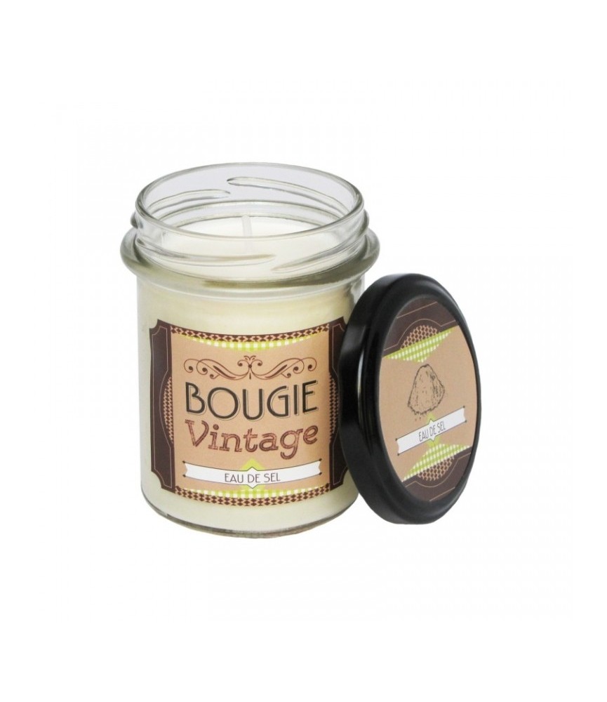 Bougie Vintage - Eau de sel - 150 Grs - ODYSSEE DES SENS Bougie Vintage - Eau de sel - 150 Grs - ODYSSEE DES SENS