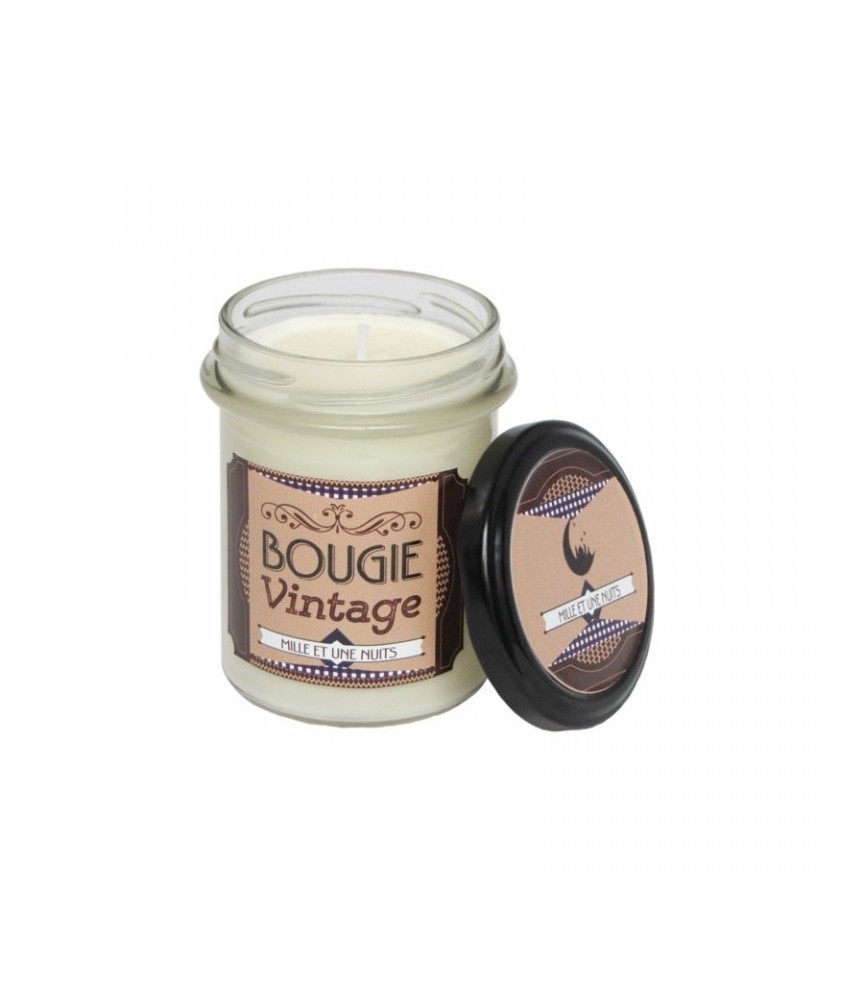 Bougie Vintage - Mille et une nuits - 150 Grs - ODYSSEE DES SENS Bougie Vintage - Mille et une nuits - 150 Grs - ODYSSEE DES SENS