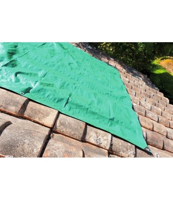 Bâche de protection professionnelle - 2 x 3 m - CAP VERT