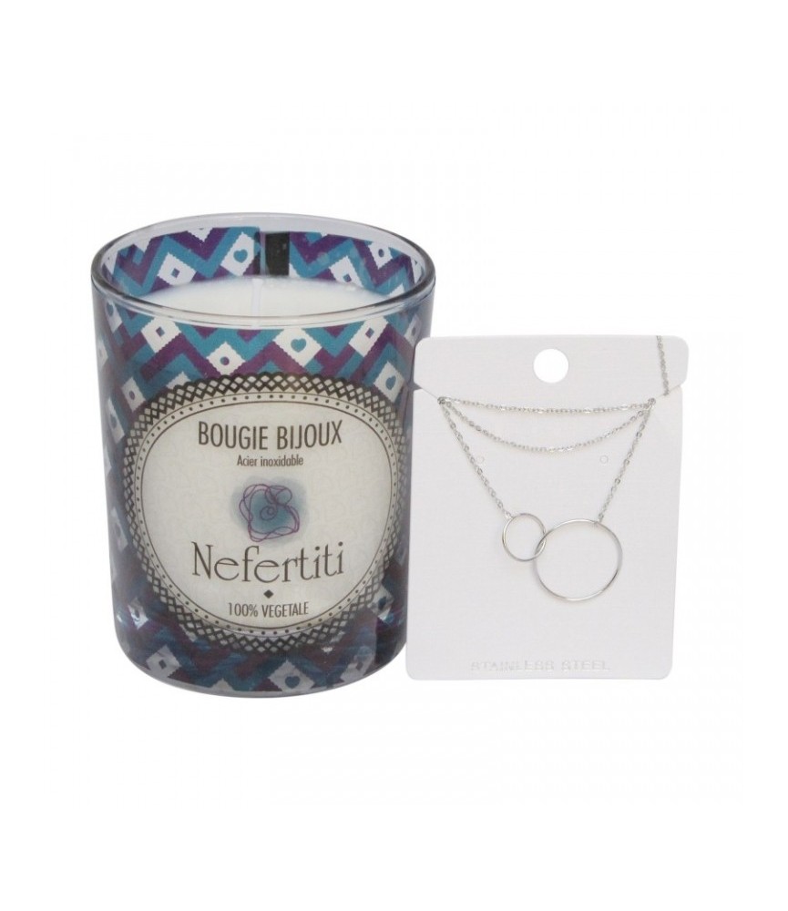 Bougie bijou - Nefertiti- 180 Grs - ODYSSEE DES SENS Bougie bijou - Nefertiti- 180 Grs - ODYSSEE DES SENS
