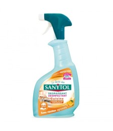 Dégraissant et désinfectant cuisine - Agrumes - 500 ml - SANYTOL