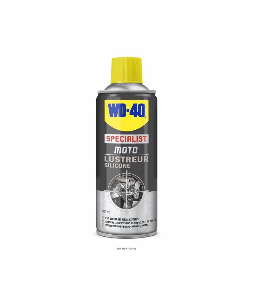 Lustreur silicone - Spécial moto - 400 ml - WD-40 Lustreur silicone - Spécial moto - 400 ml - WD-40