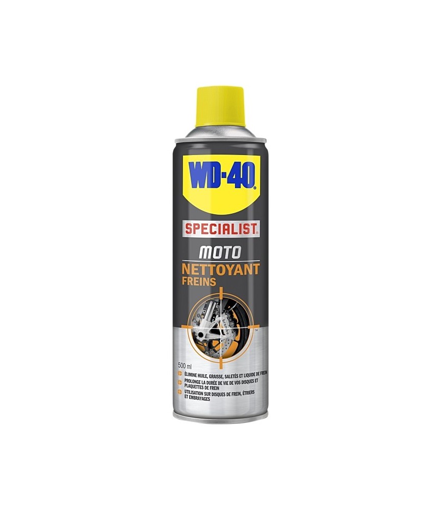 Nettoyant freins - Spécial moto - 500 ml - WD-40 Nettoyant freins - Spécial moto - 500 ml - WD-40