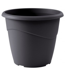 Pot à fleurs - Rond - Marina - Gris - 6 L - EDA
