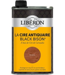 Cire d'antiquaire liquide - Black Bison - Acajou - 500 ml - LIBERON