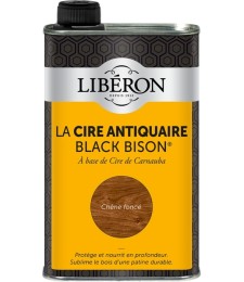 Cire d'antiquaire liquide - Black Bison - Chêne foncé - 500 ml - LIBERON