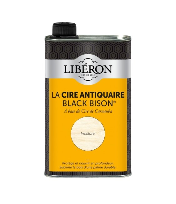 Cire d'antiquaire liquide - Black Bison - Incolore - 500 ml - LIBERON