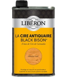 Cire d'antiquaire liquide - Black Bison - Merisier clair - 500 ml - LIBERON