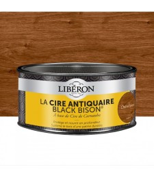 Cire d'antiquaire en pâte - Black Bison - Chêne foncé - 500 ml - LIBERON