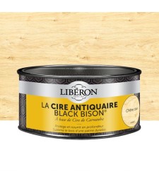Cire d'antiquaire en pâte - Black Bison - Chêne clair - 500 ml - LIBERON