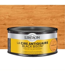 Cire d'antiquaire en pâte - Black Bison - Merisier clair - 500 ml - LIBERON