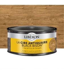Cire d'antiquaire en pâte - Black Bison - Noyer - 500 ml - LIBERON