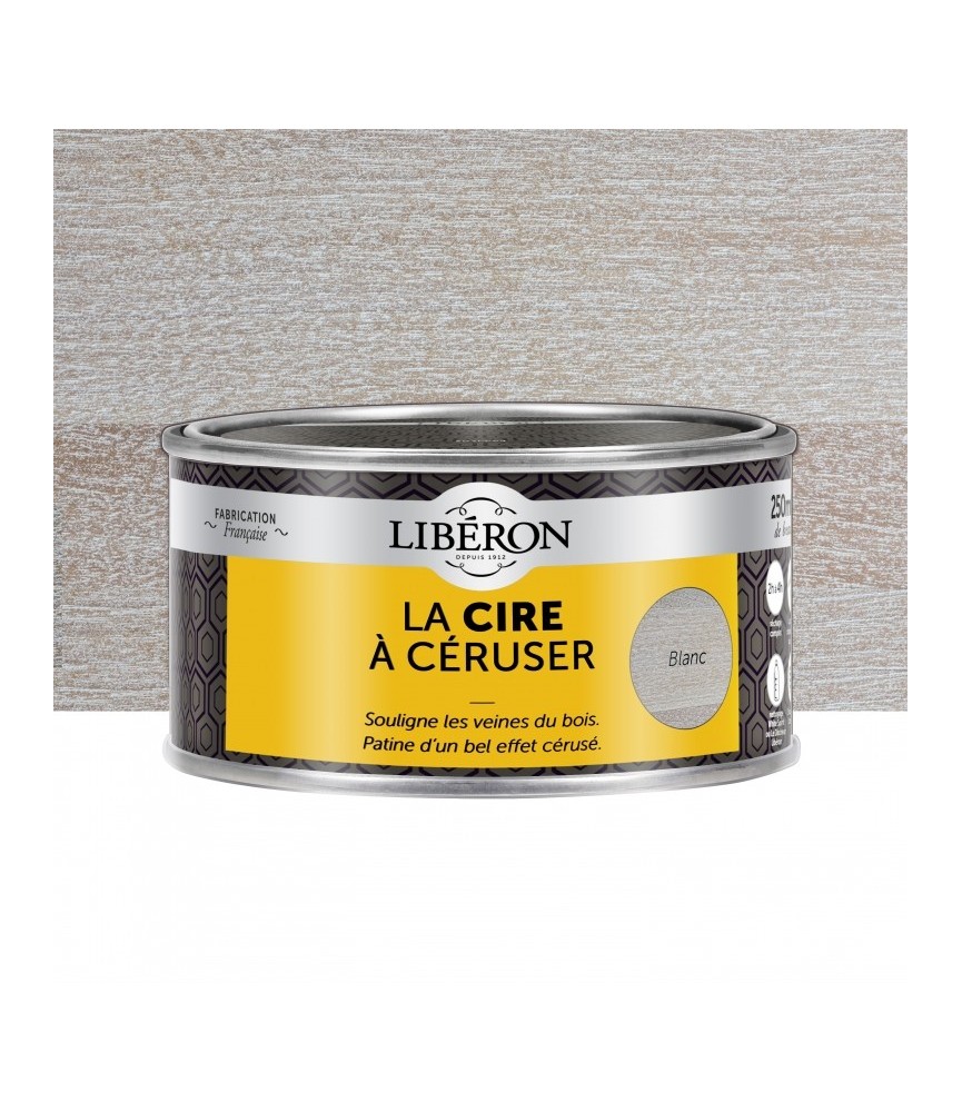 Cire blanche à ceruser pour meuble - 250 ml - LIBERON Cire blanche à ceruser pour meuble - 250 ml - LIBERON