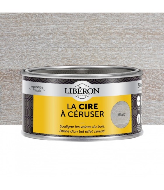 Cire blanche à ceruser pour meuble - 250 ml - LIBERON
