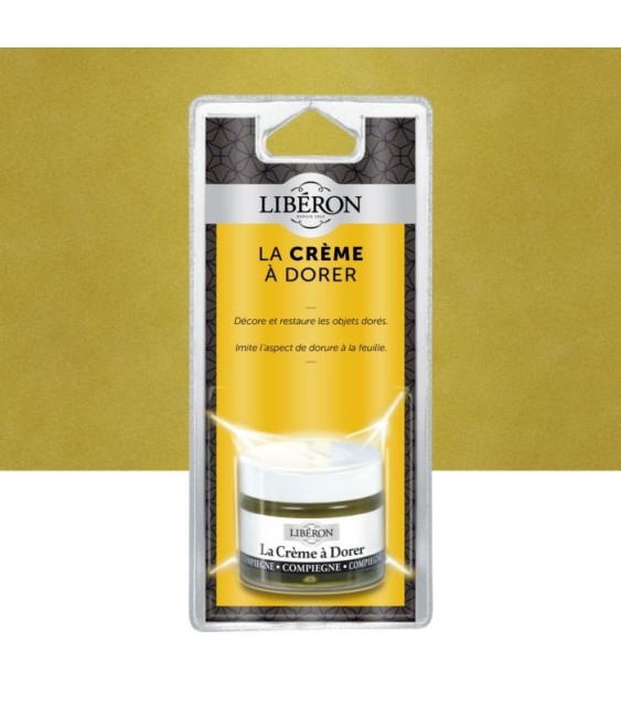 Cire brillante pour restauration - La crème à dorer - Compiegne - 30 ml - LIBERON